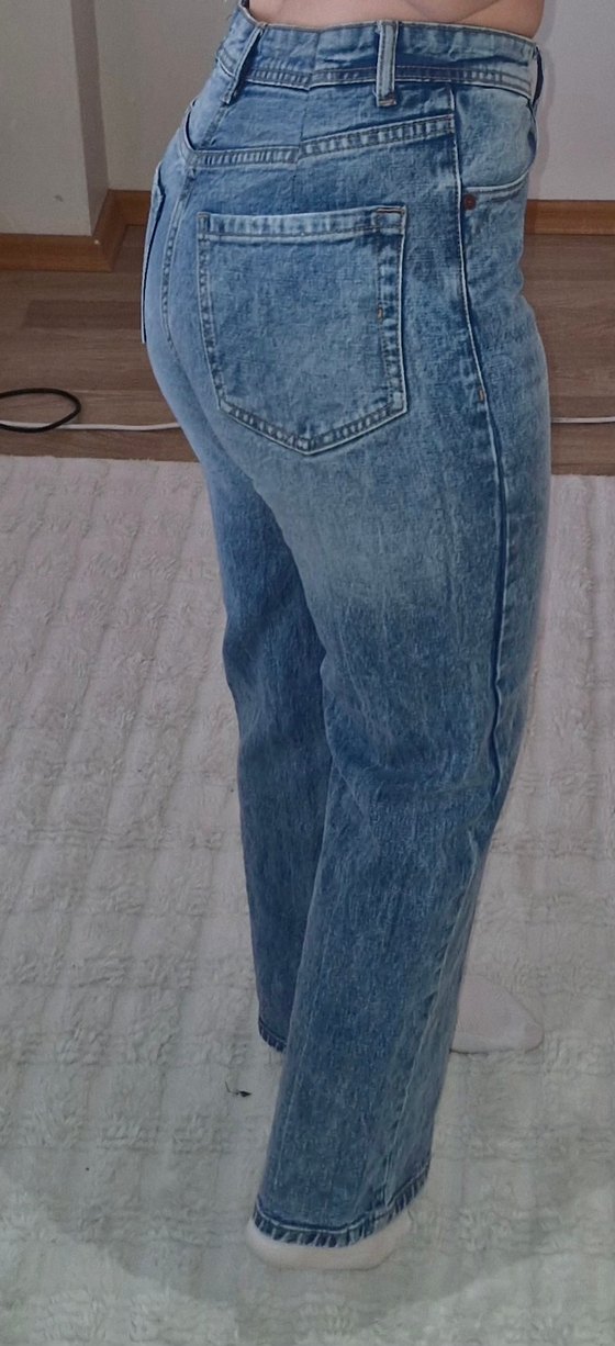 Mavi Normal Boy Kadın Kot Pantolon - Görsel 2