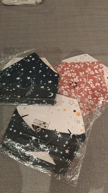 0-4 YAŞ MUSLİN FULAR ÖNLÜK Renkleri  vardır - Görsel 6