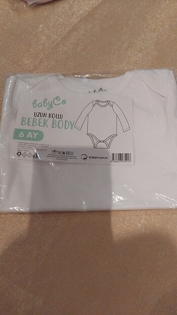 Uzun kollu bebek body 6ay