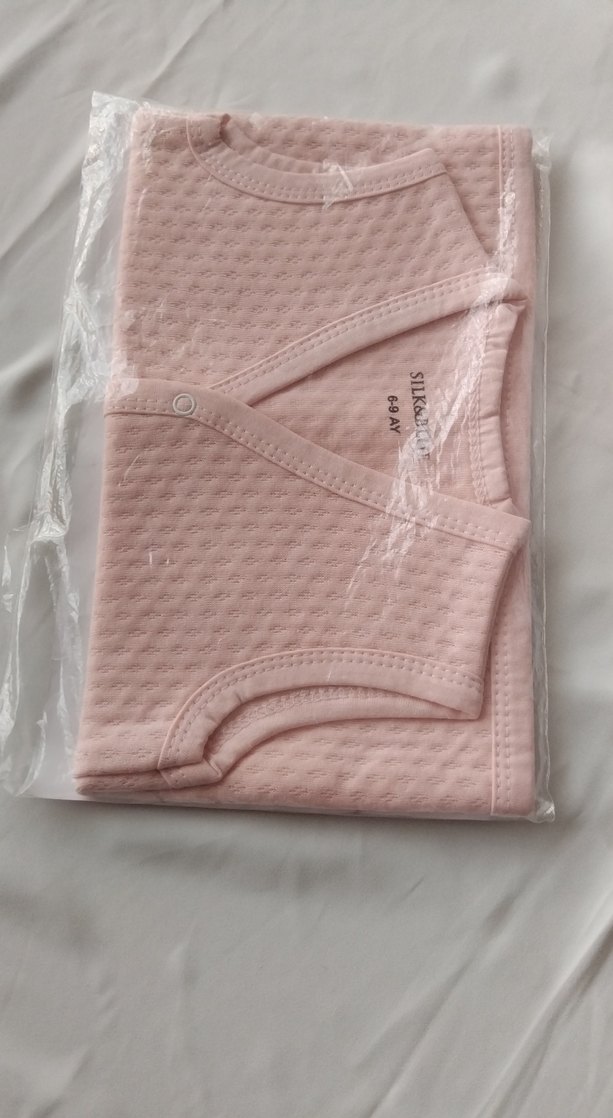 Kız Çocuk Pembe Çıtçıtlı V Yaka Yelek - Görsel 3