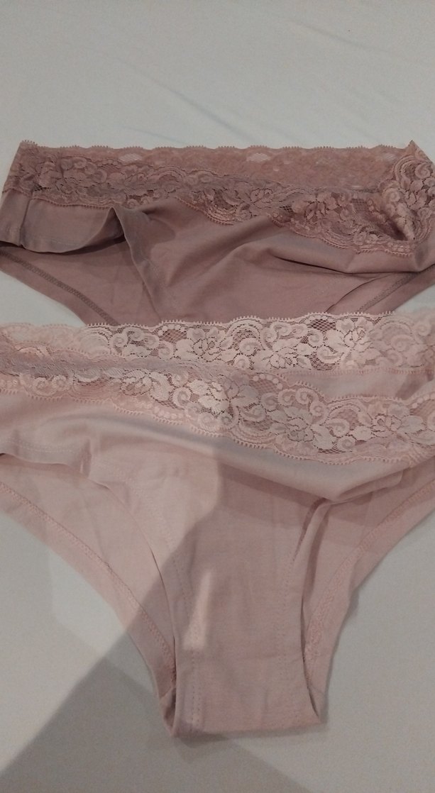 L Beden  2'Lİ Dantel Detaylı Kadın Hipster Külot - Görsel 3