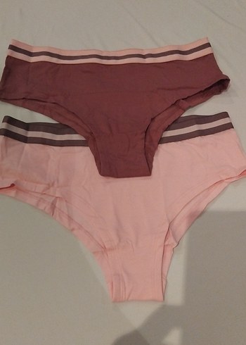 L Beden Kadın Pastel Pembe Midi Atletik İç Çamaşırı - Görsel 2