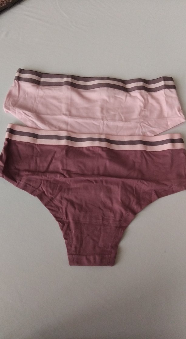 L Beden Kadın Pastel Pembe Midi Atletik İç Çamaşırı - Görsel 4