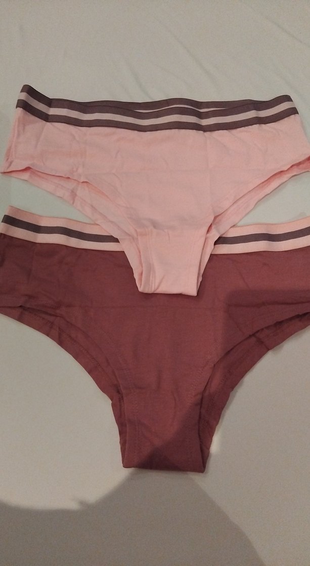 L Beden Kadın Pastel Pembe Midi Atletik İç Çamaşırı - Görsel 3