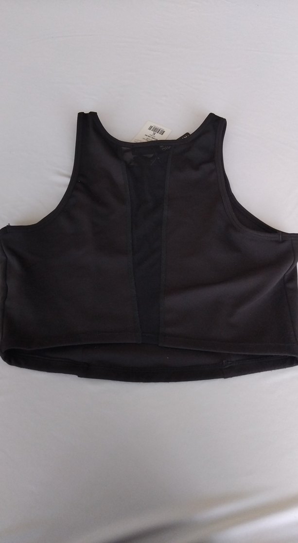 Penti Siyah Kısa Kesim Spor Crop Top - Görsel 2