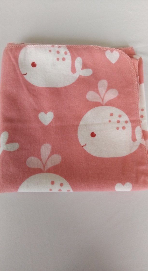 Bebek Flanel Örtü Pembe - Görsel 3