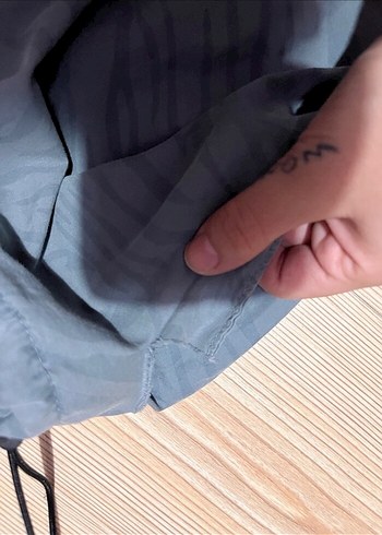 m Beden Gri Rahat Kesim kargo Pantolon beli ve paçaları lastikli