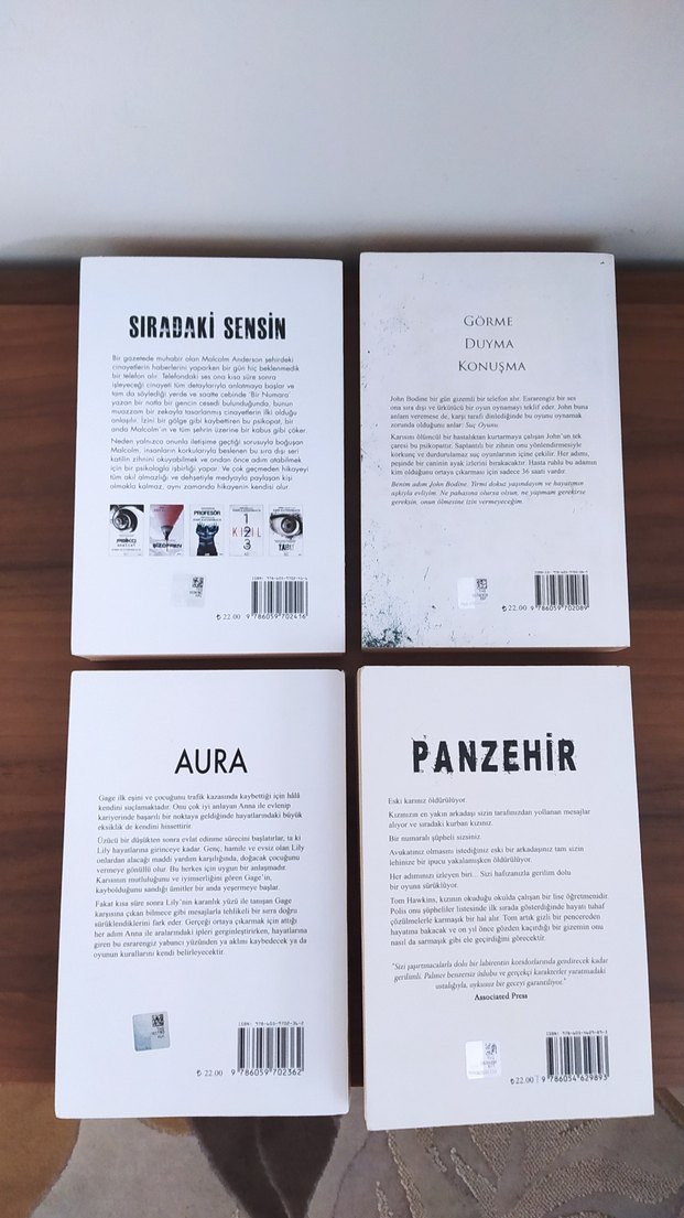 Psikolojik Gerilim 4'lü Roman Seti - Görsel 4