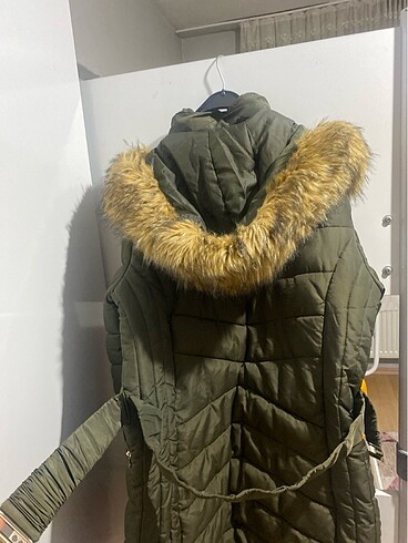 xxl Beden haki Renk Sıcak mont