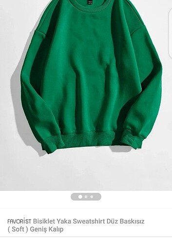 m Beden yeşil Renk Kadın Sweatshirt