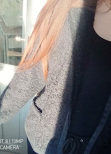Siyah Peluş Ceket
