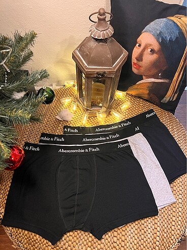 Abercrombie & Fitch ABERCROMBİE ERKEK BOXER 3'LÜ KUTU
