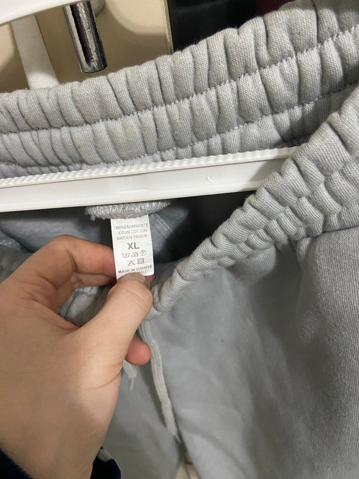 Gri Kadın Rahat Kesim Eşofman Altı - Görsel 4