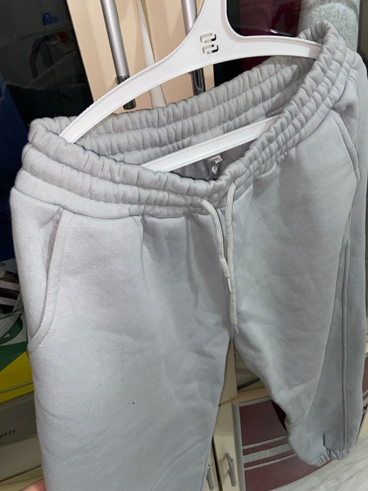 Gri Kadın Rahat Kesim Eşofman Altı - Görsel 3