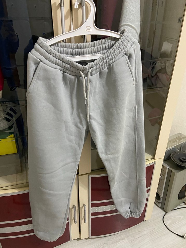 Gri Kadın Rahat Kesim Eşofman Altı - Görsel 2