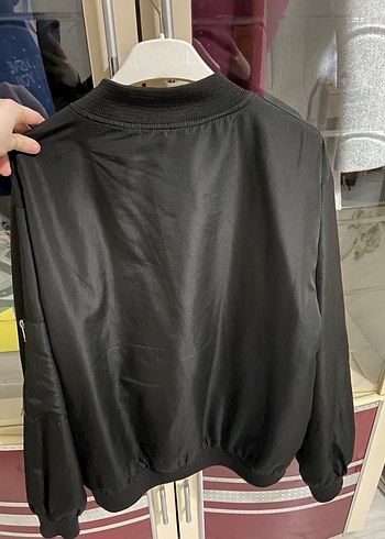 Fermuarlı Siyah Kadın Ceket - Görsel 3