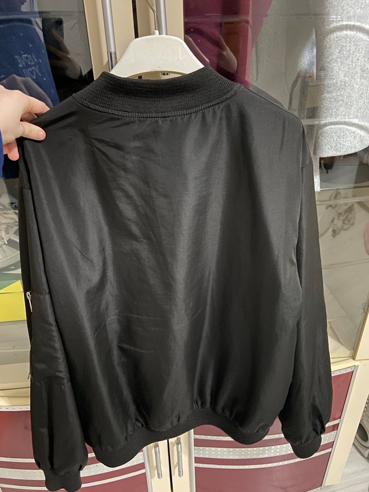 Fermuarlı Siyah Kadın Ceket - Görsel 3