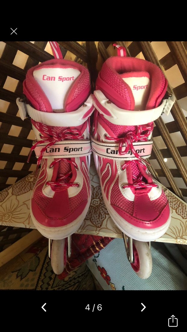 Pembe Bağcıklı  Paten - Görsel 4