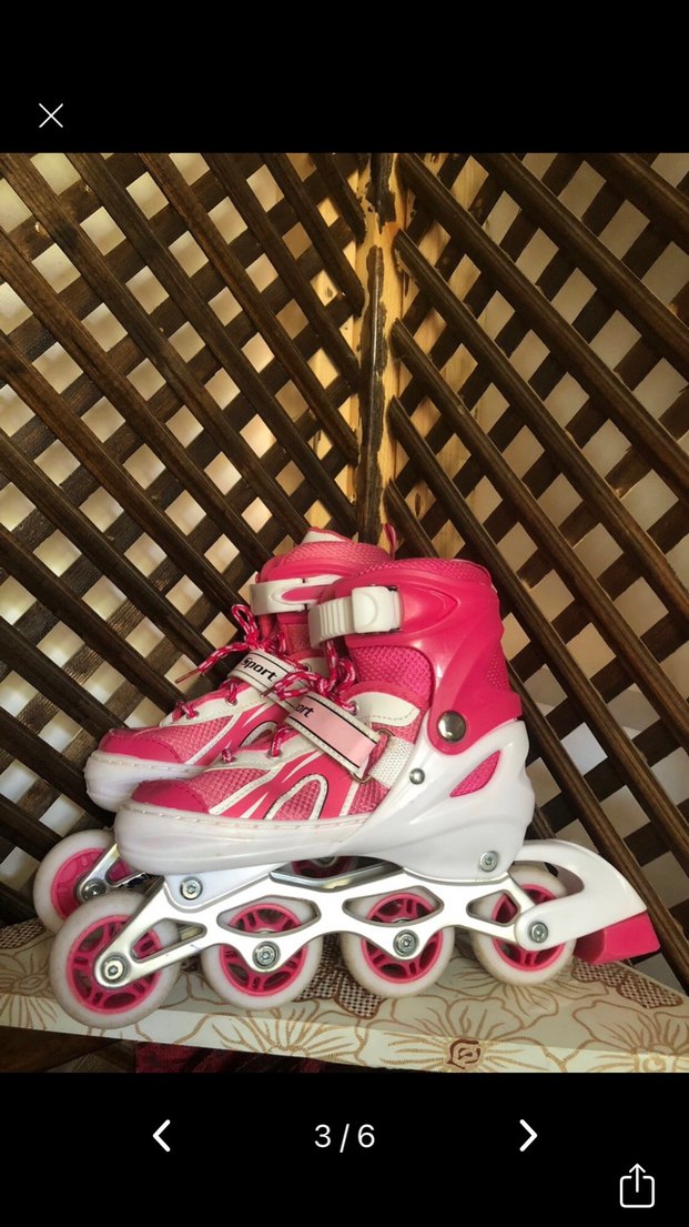 Pembe Bağcıklı  Paten - Görsel 3