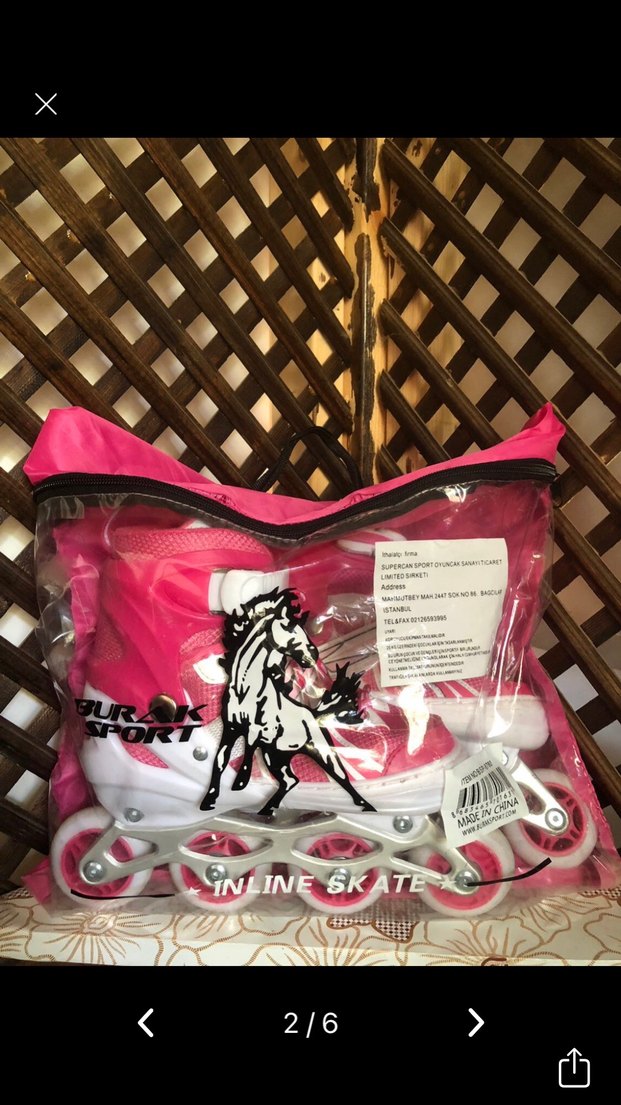 Pembe Bağcıklı  Paten - Görsel 2