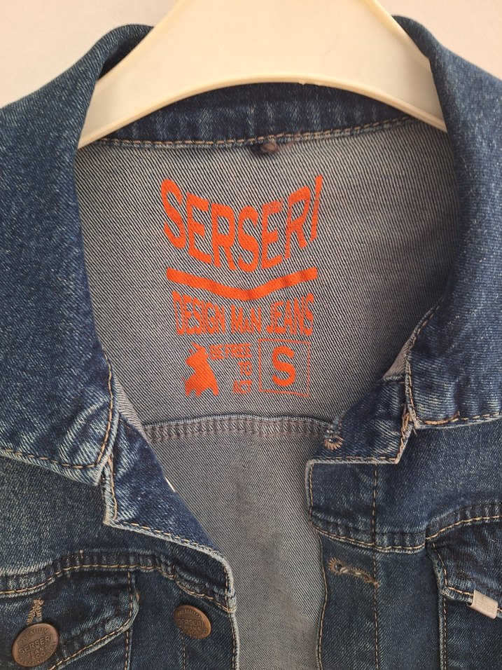 kadın kot ceket - Görsel 2