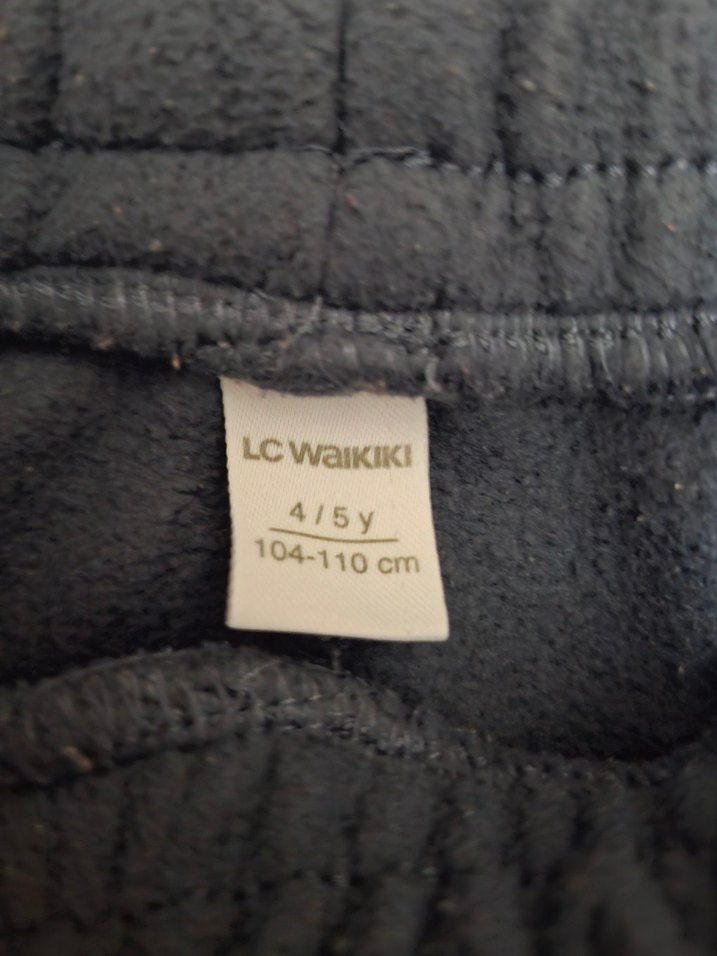 Gri Erkek Çocuk Polar Eşofman Altı - Görsel 3