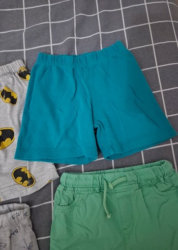 Erkek Çocuk Pamuklu Rahat Kesim Şortlar - Görsel 3