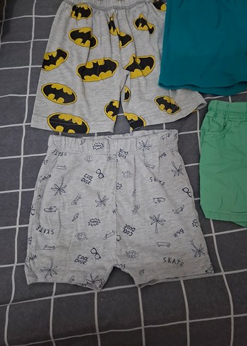 Erkek Çocuk Pamuklu Rahat Kesim Şortlar - Görsel 5