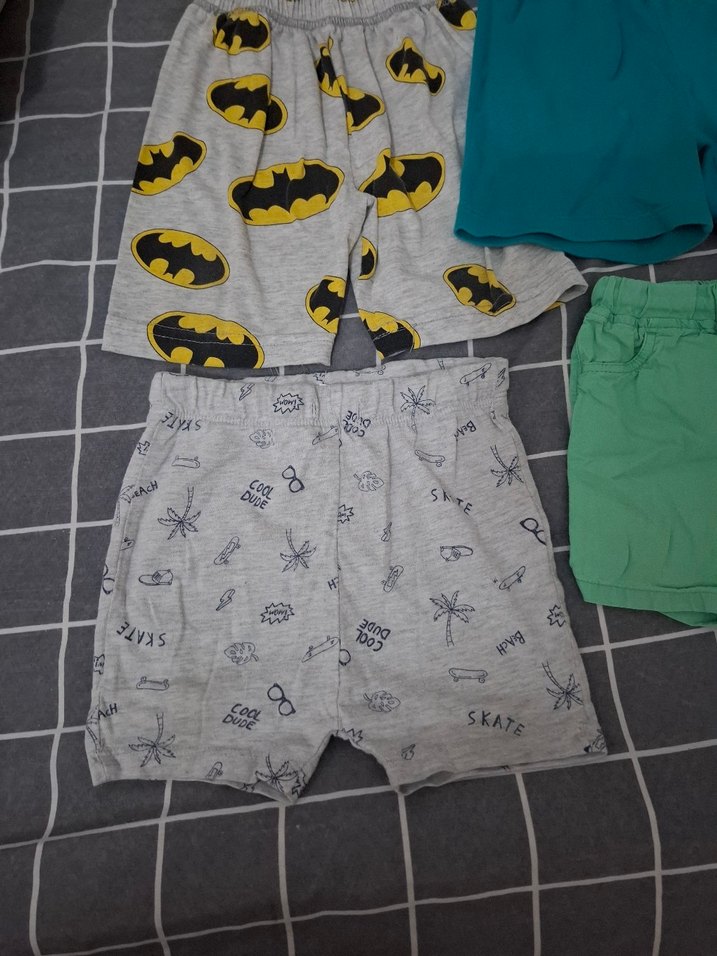 Erkek Çocuk Pamuklu Rahat Kesim Şortlar - Görsel 5