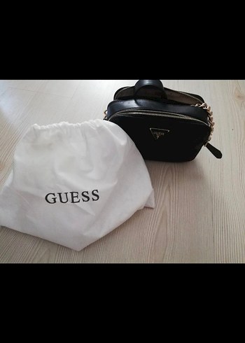 Zincir Detaylı Siyah Deri Kadın Çapraz Çanta - Görsel 4