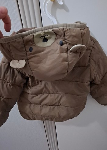 Erkek Çocuk Kahverengi Fermuarlı Mont - Görsel 2