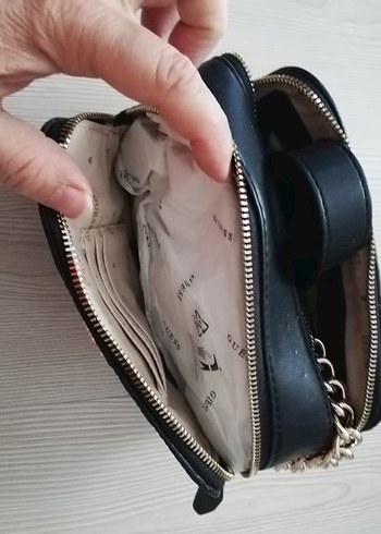 Tommy Jeans Siyah Deri Kadın Çanta - Görsel 8