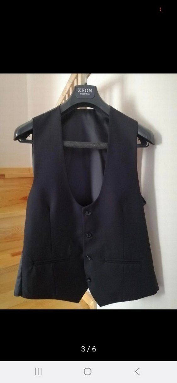 Erkek Siyah Düğmeli Normal Kesim Ceket - Görsel 3