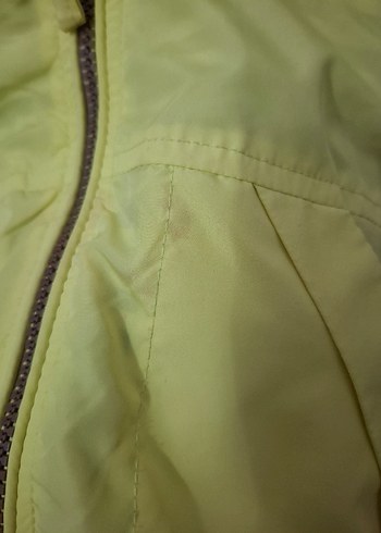 Sarı Fermuarlı Erkek Çocuk Yağmurluk - Görsel 4