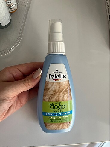 Palette renk açıcı sprey