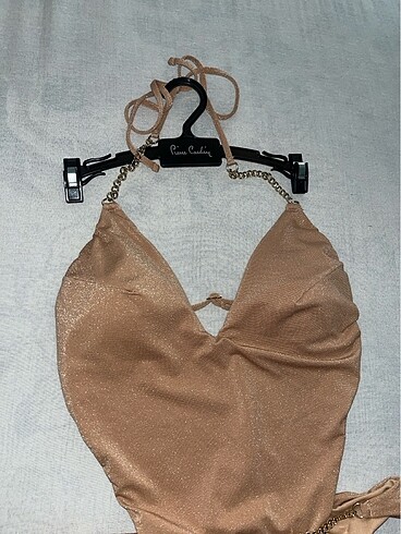 xs Beden camel Renk Pierre Cardin moi mayokini mayo bikini simli