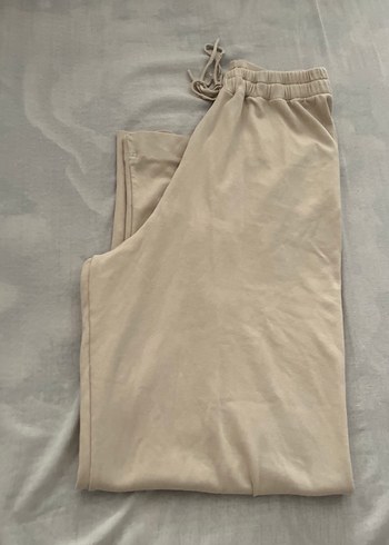 Bej yumuşak kumaş pantolon alt - Görsel 2