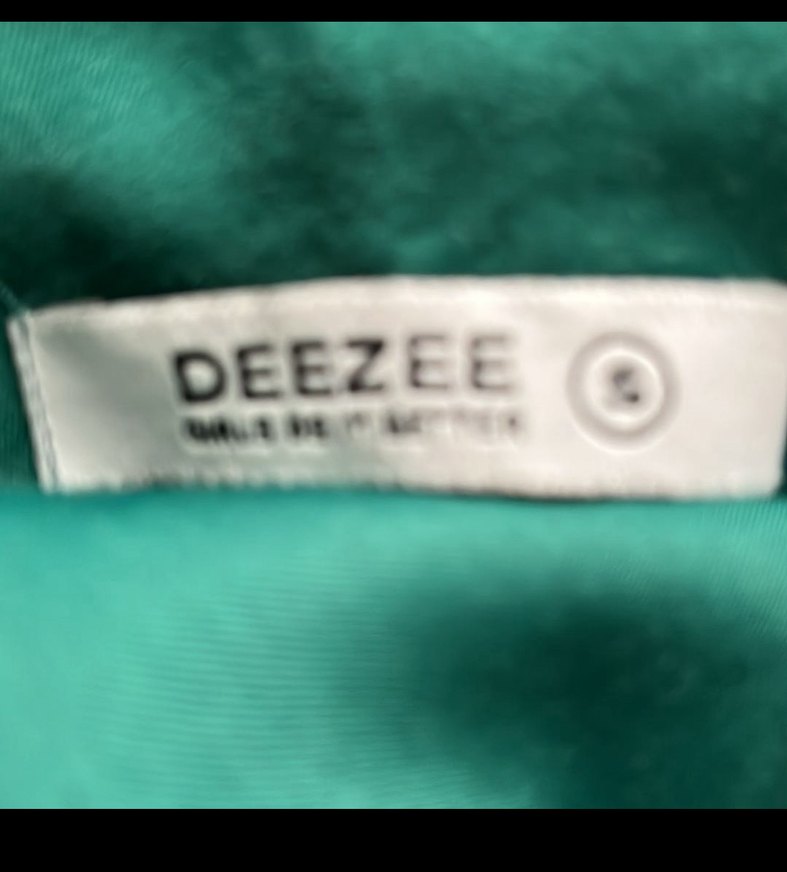 Yeşil drapeli saten gece düğün davet elbisesi - Görsel 2