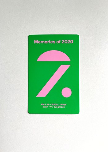 Louis Vuitton BTS RM Memories 2020 Photocard