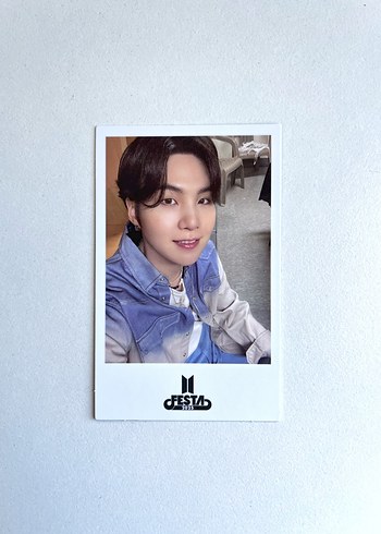 BTS Suga Festa Polaroid (Orijinal)