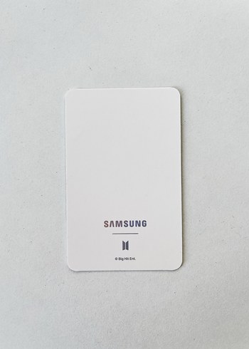  BTS Jungkook Samsung Photocard (Orijinal)