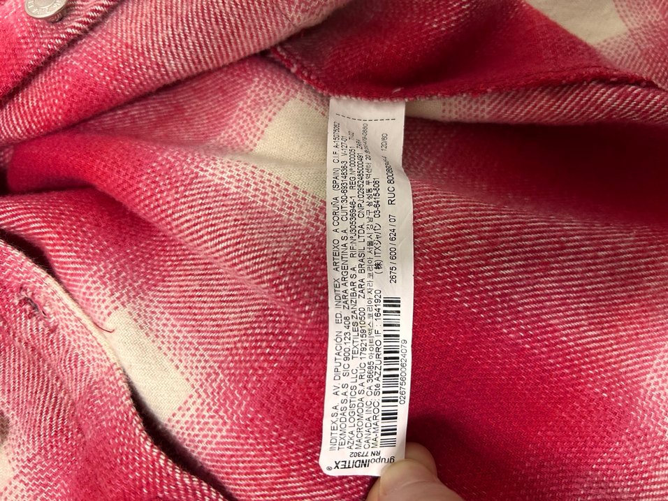 Zara Uzun Kollu Kalın Gömlek - Görsel 5