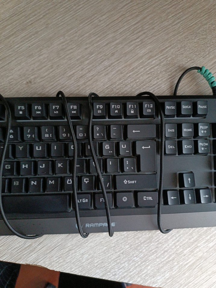 Rampage KB-R52 oyuncu klavyesi — görsel 5/6
