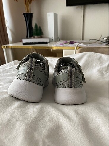 22 Beden gri Renk Skechers bebek spor ayakkabı