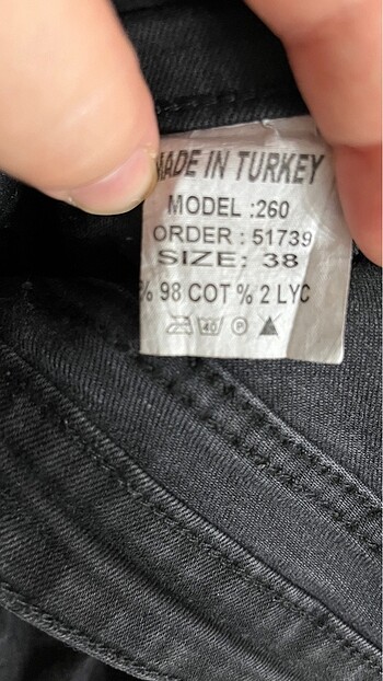 38 Beden Kadın kot pantolon
