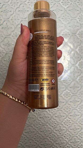 Bee Beauty Simli vücut spreyi