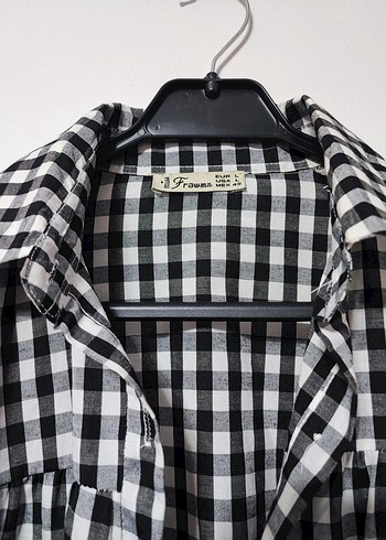 kadın kareli elbise - Görsel 2