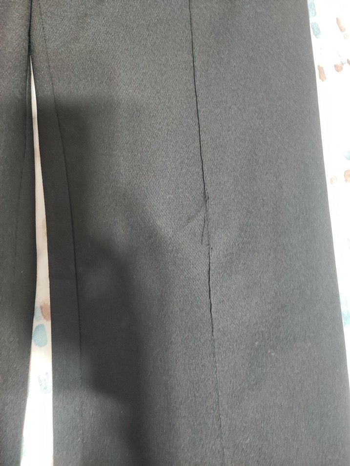 Siyah Kadın Kumaş Pantolon, Normal Boy - Görsel 4