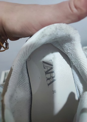 Beyaz Gri Kadın Spor Ayakkabı - Görsel 4