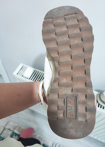 Beyaz Gri Kadın Spor Ayakkabı - Görsel 5